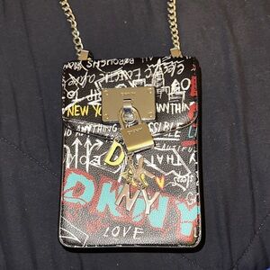 DKNY Multicolor Graffiti Crossbody